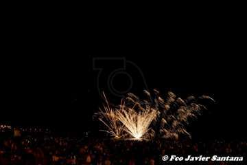 Los fuegos de Melenara 2018 (Foto Francisco Santana Ravelo)